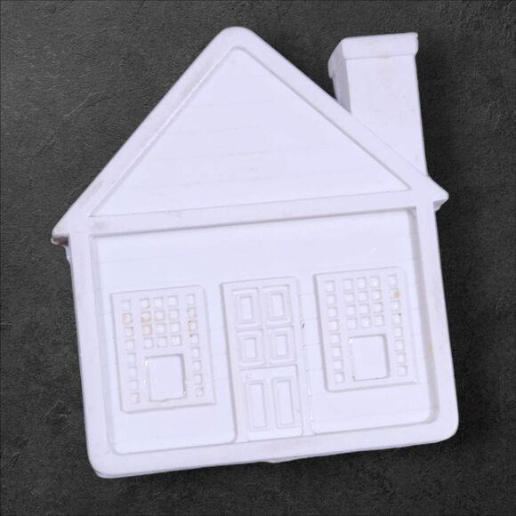 Vintage Sears House Shaped Tape Measure Retractable Unique Gift for Handyman - Picture 3 of 7